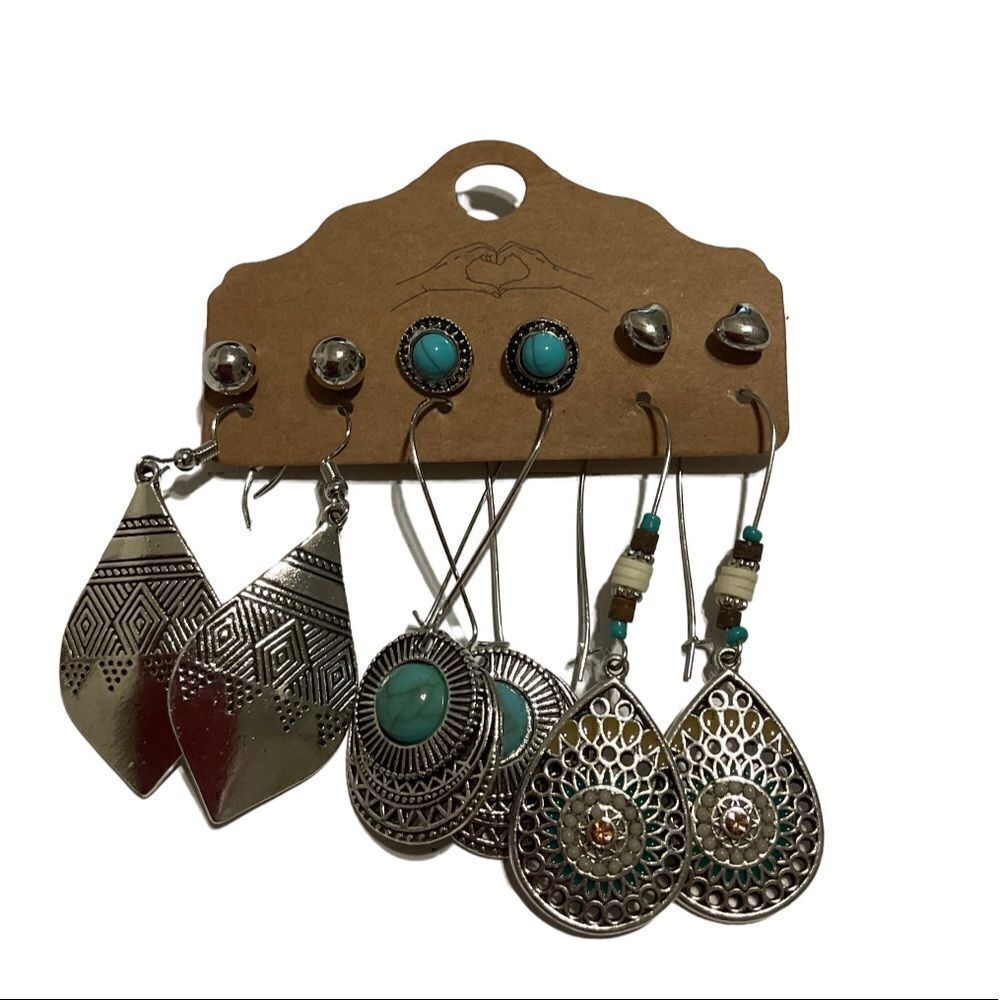 NWT 6 piece earring set